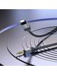 Kabel AUX Jack 3,5 mm (męski) do Lightning (męski) Hoco 1 m UPA32A czarny