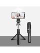 Uchwyt selfie z pilotem bezprzewodowym tripod R1S czarny