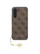 GUESS futerał do SAMSUNG S23 FE GUHCS23FEGF4GBR (4G Charm) brązowy