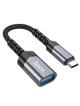 Adapter OTG USB C do USB A Hoco 4A UA24 czarny