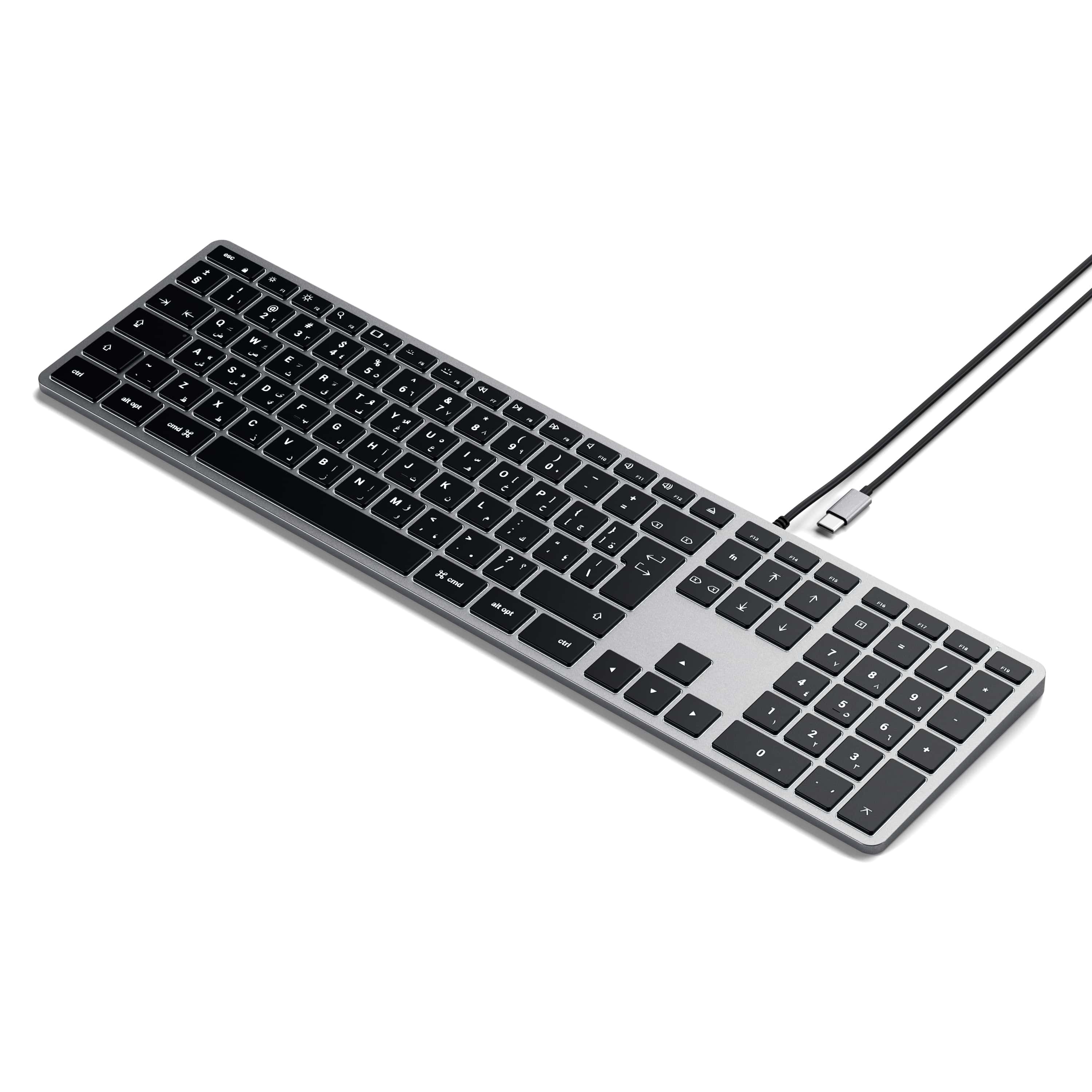 Satechi Slim W3 Wired Keyboard, USB-C