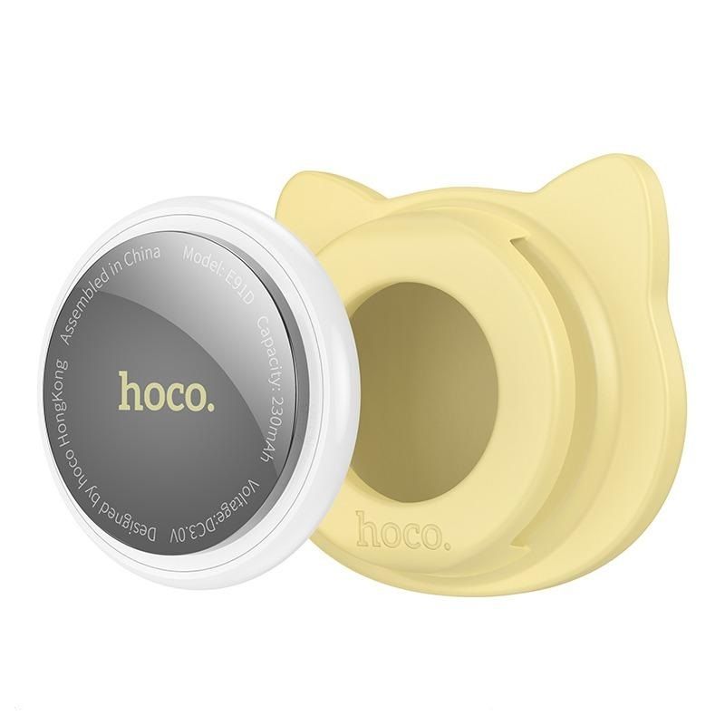 Locator compatible with Apple Find My Hoco Cat shape E91D beige