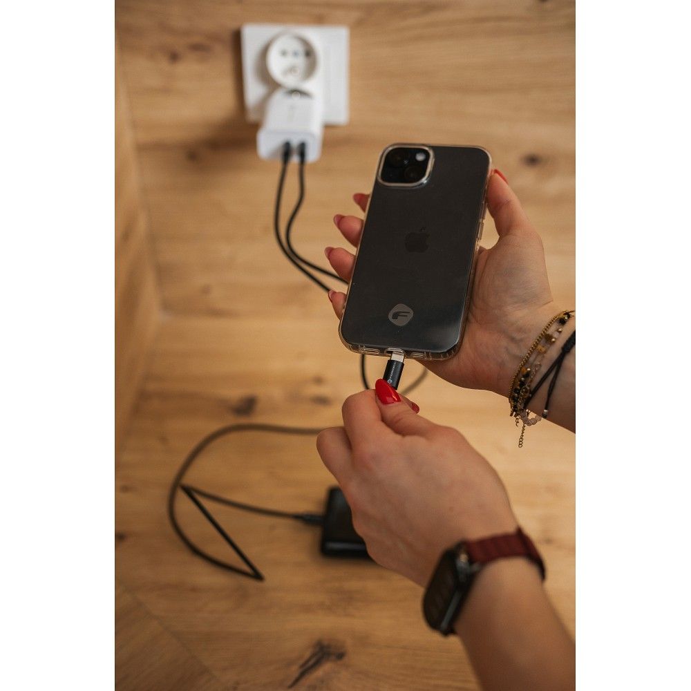 Kabel USB C do USB C Forcell F-Energy QC4.0 PD 3A 60W 2 m C338 czarny