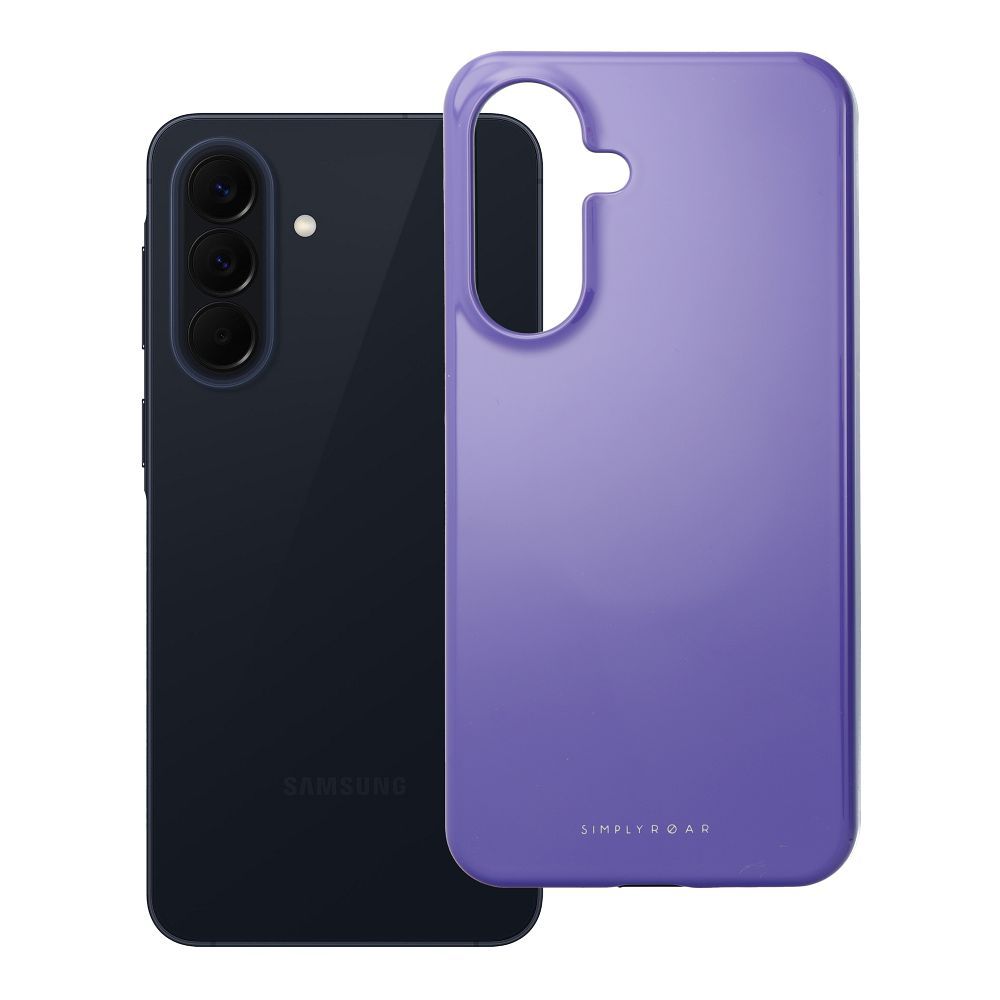 ROAR case RAINBOW BUMPER compatible with MagSafe for SAMSUNG A57 purple