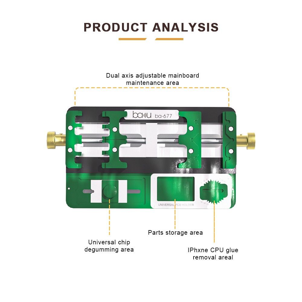 PCB holder BAKU BA-677 (set)