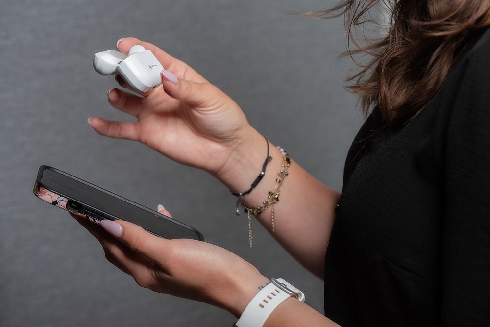 Słuchawki bezprzewodowe douszne Forcell F-Audio TWS Master Pro białe