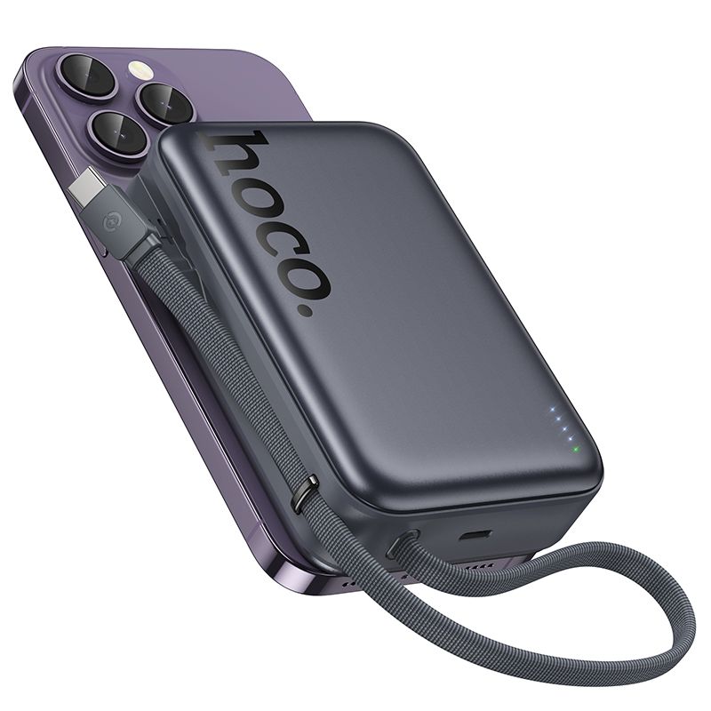 Powerbank Hoco 20000 mAh compatible with MagSafe QC PD 45W Q44A black