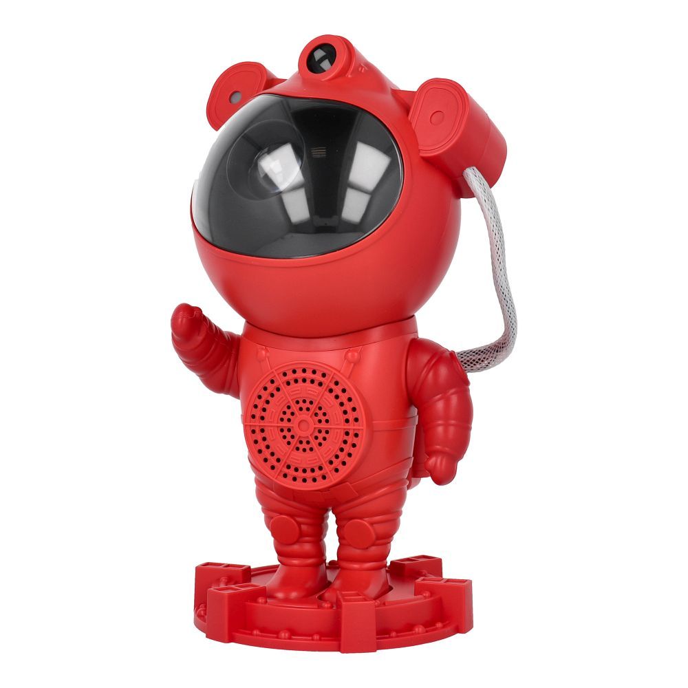 Projektor gwiazd astronauta z głośnikiem bluetooth X2502 czerwony