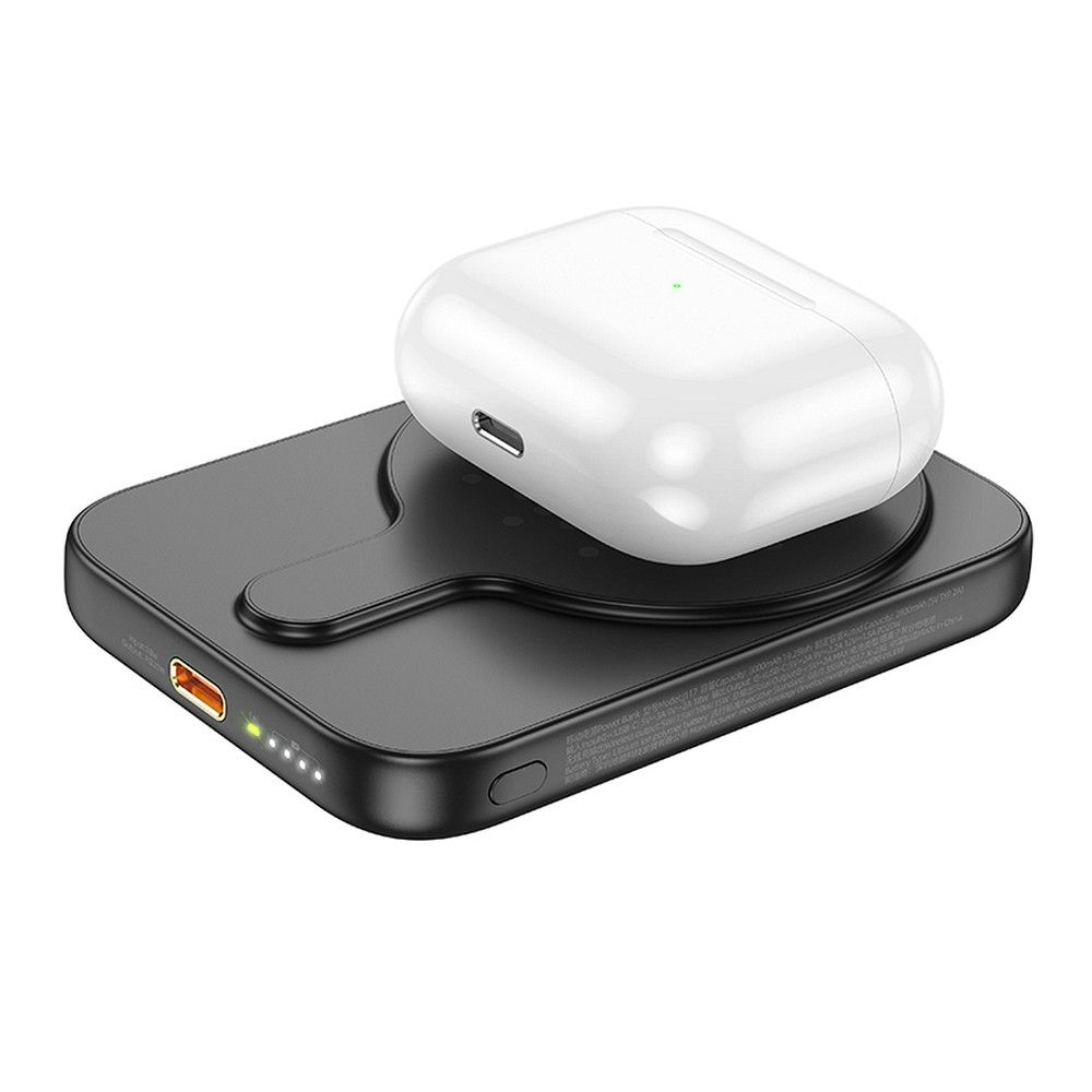 Powerbank compatible with MagSafe Hoco 5000 mAh QC PD 18W J117 black