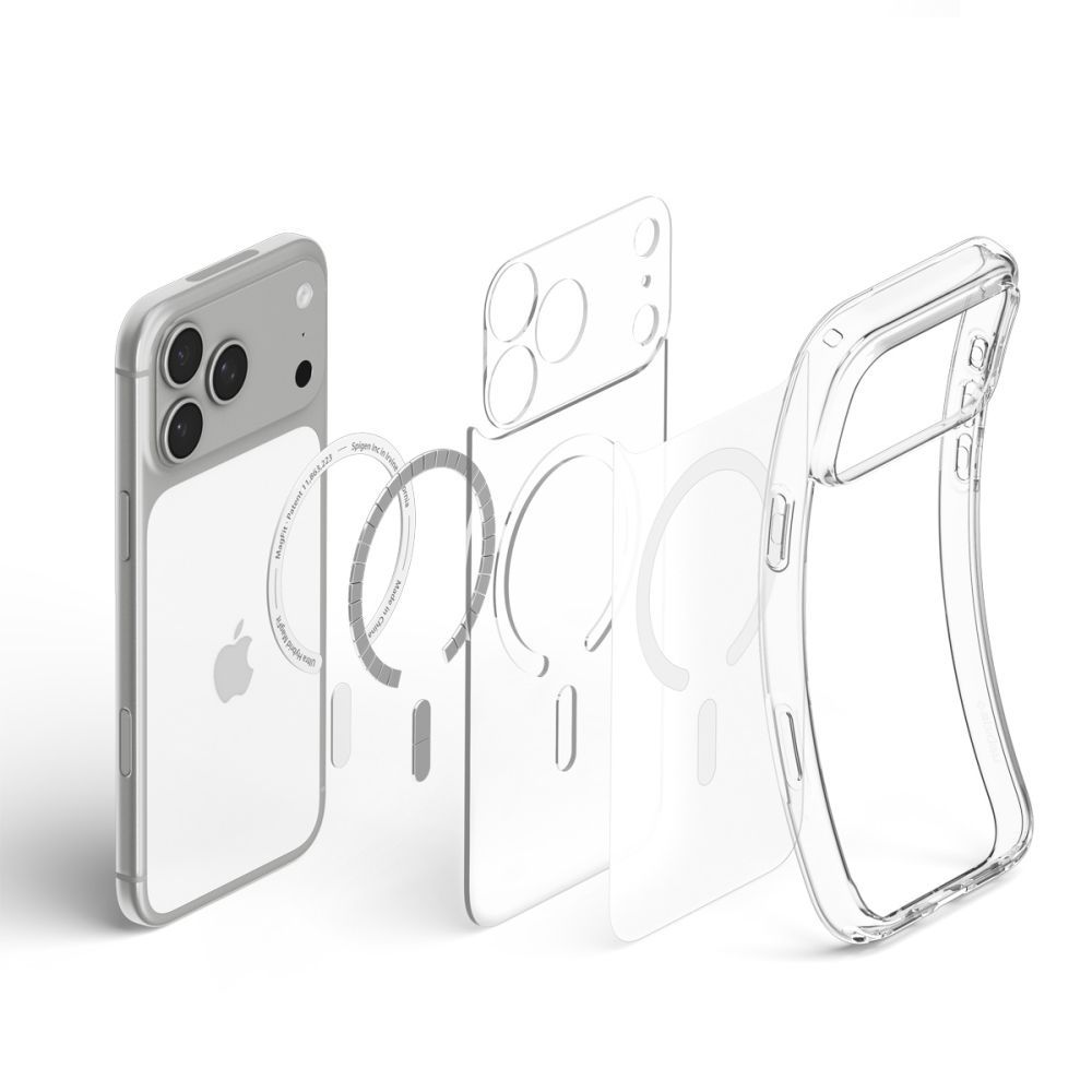 SPIGEN case ULTRA HYBRID compatible with MagSafe for IPHONE 17 Pro/18 Pro frost white