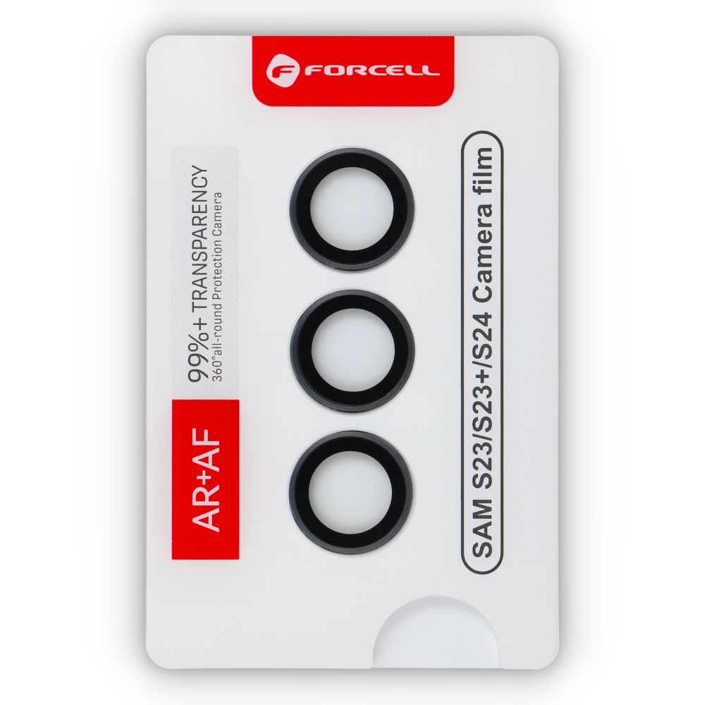 Szkło hartowane Forcell Premium do aparatu - do Samsung Galaxy S24 Szary