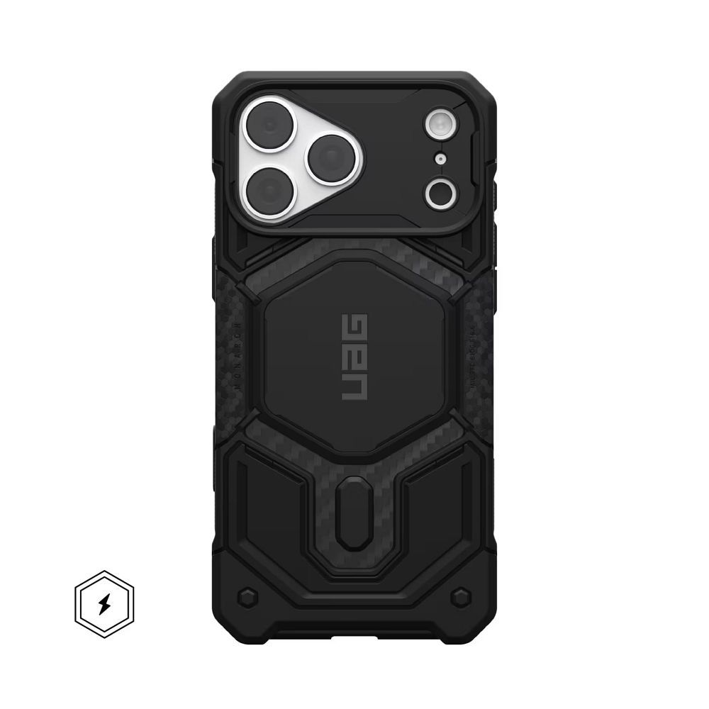 UAG Urban Armor Gear case Monach Pro compatible with MagSafe for IPHONE 18 Pro Max/17 Pro Max carbon fiber
