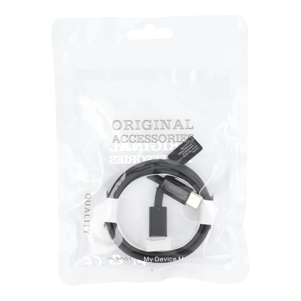 Kabel Typ C do Typ C PD 40W HD23 1 m czarny