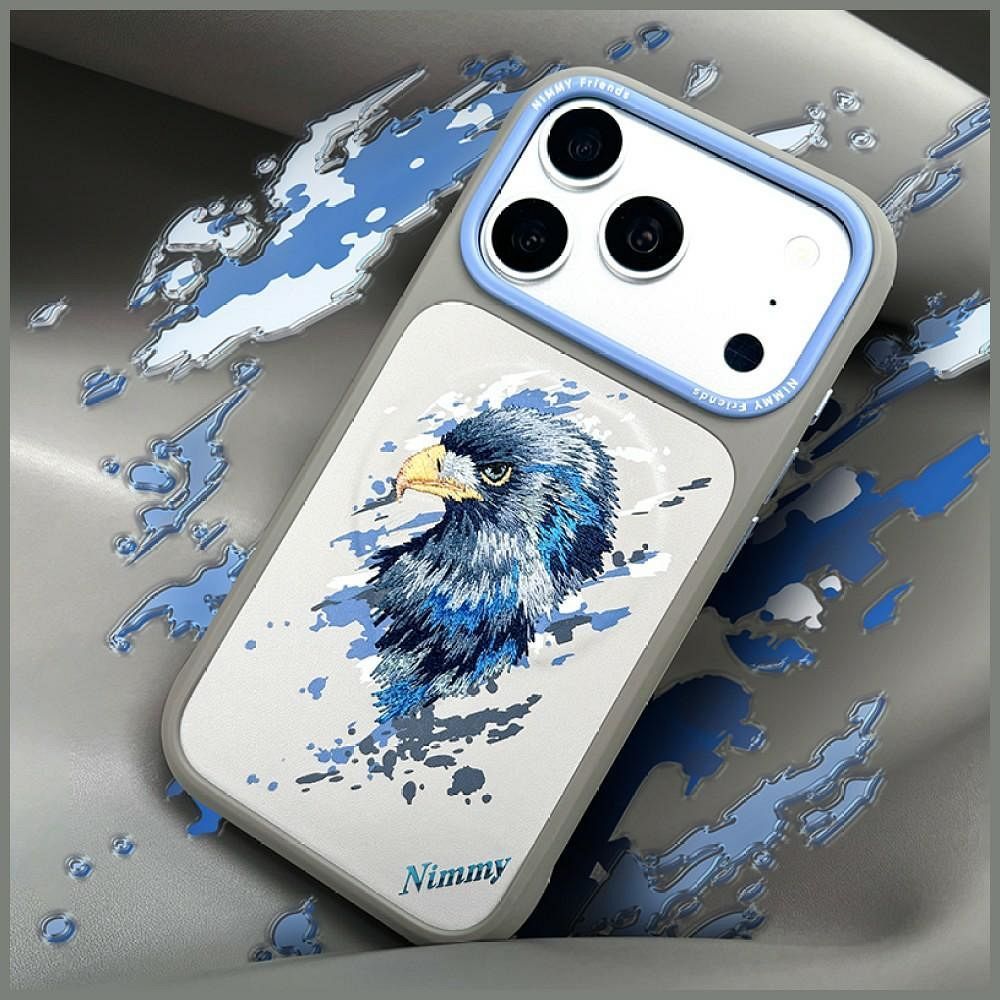 NIMMY case EAGLE compatible with MagSafe for IPHONE 18 Pro/17 Pro grey