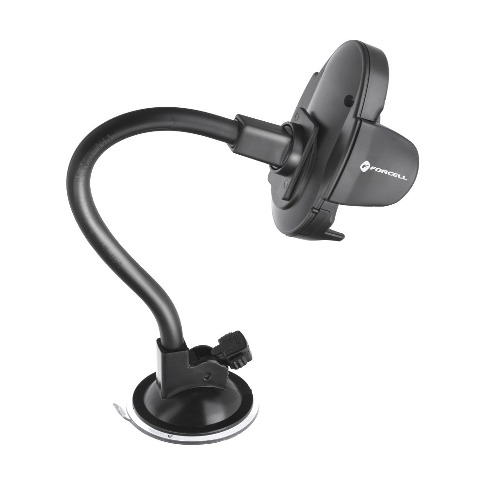 Autodržač FORCELL F-Grip Oval 27cm windshield/dashboard/air vent crni