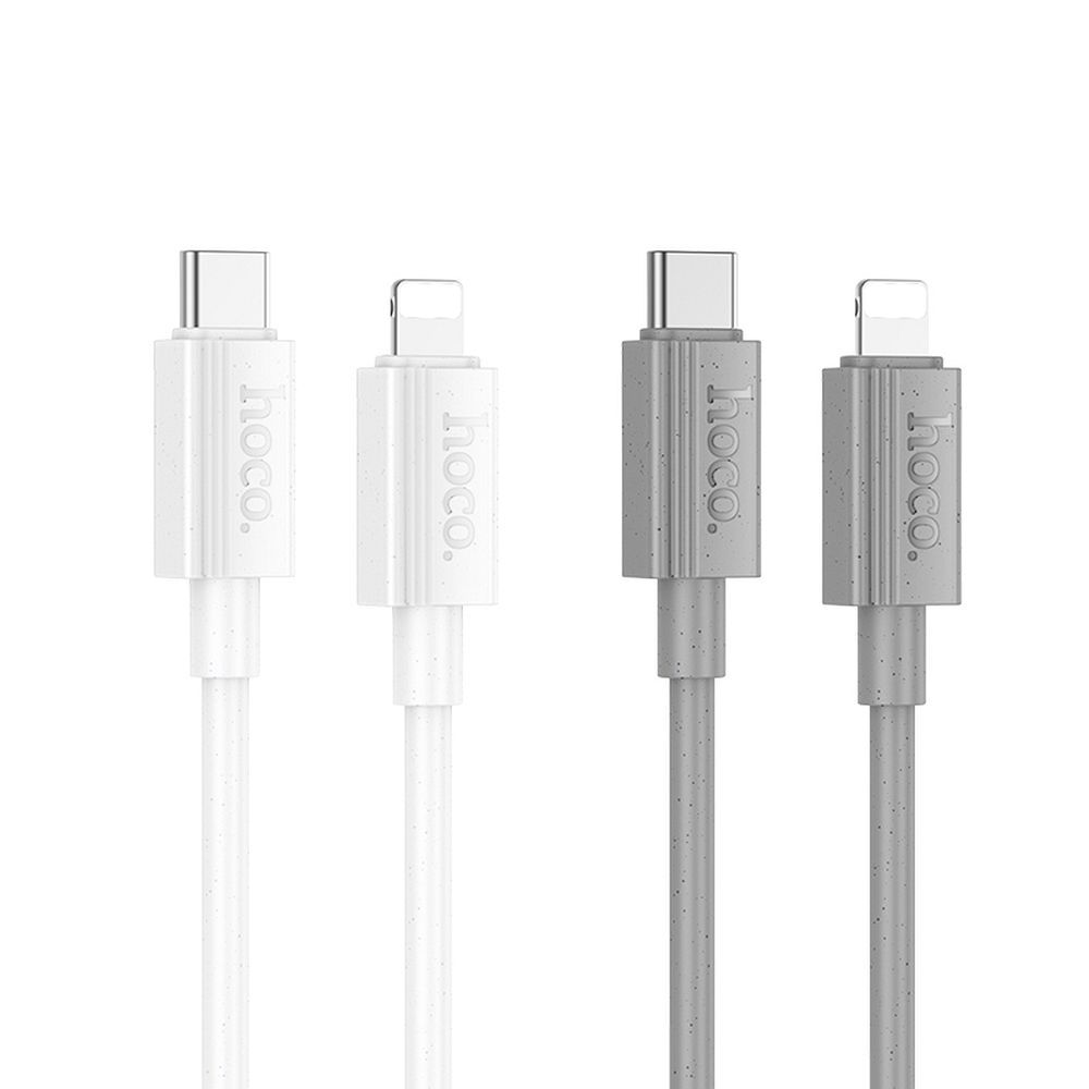 Kabel USB C do Lightning Hoco PD 27W 1 m X107 szary