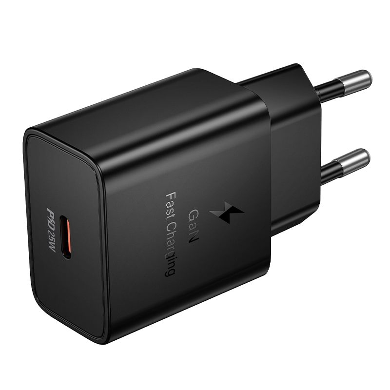 Phone charger Hoco USB C QC PD 25W N76 black