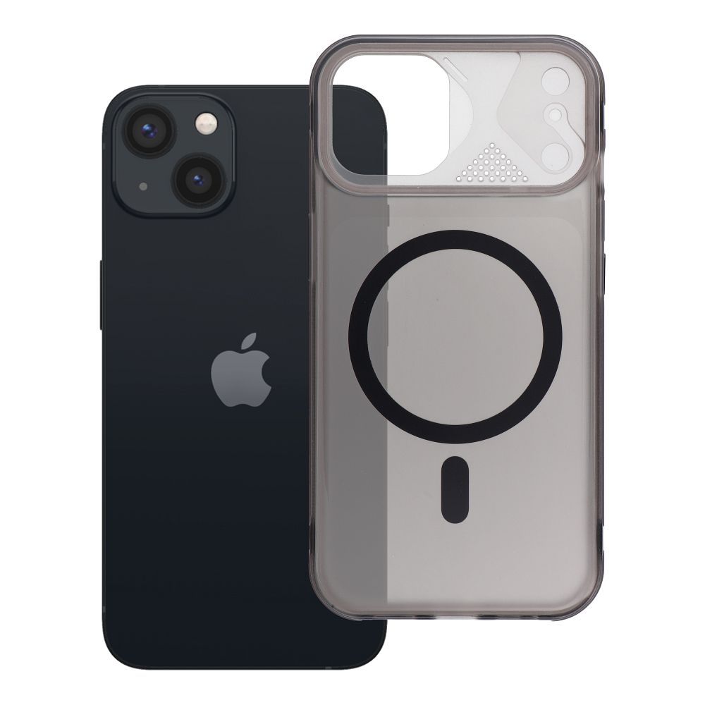 Case for iPhone 13 Aurora compatible with MagSafe black