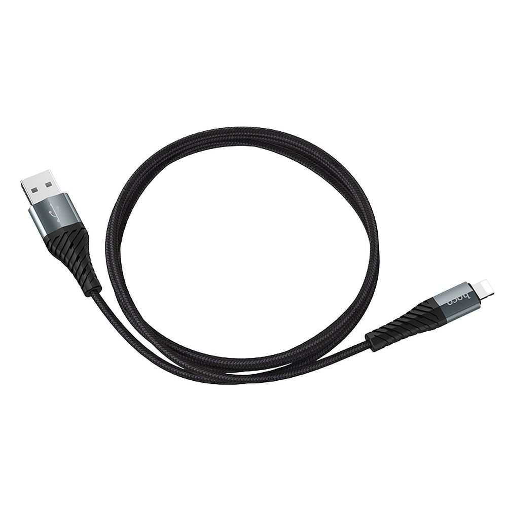 Kabel USB A do Lightning Hoco 2,4A 1 m X38 czarny