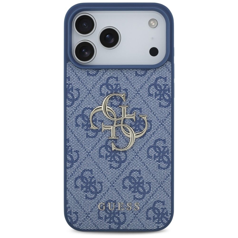 GUESS case for IPHONE 18 Pro Max/17 Pro Max (4G Big Logo) blue