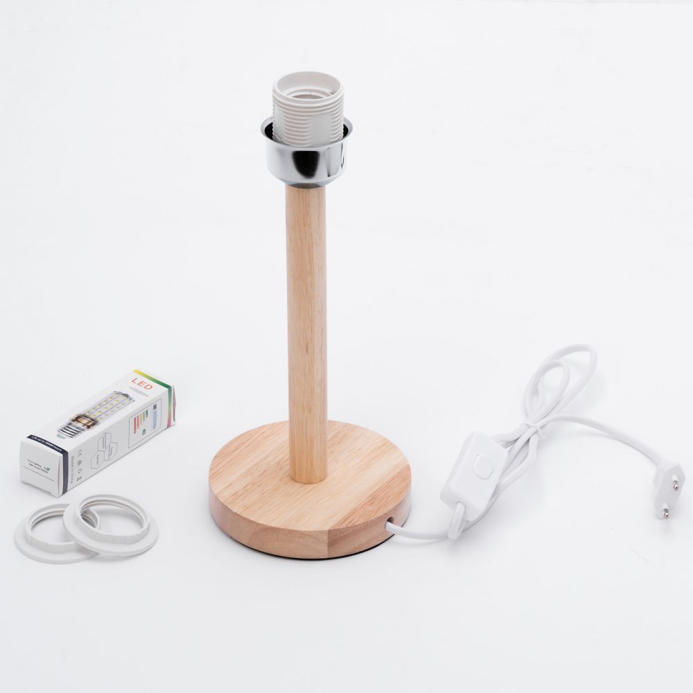 Lampka nocna z piórkiem Art Deco czerwona CBDPH