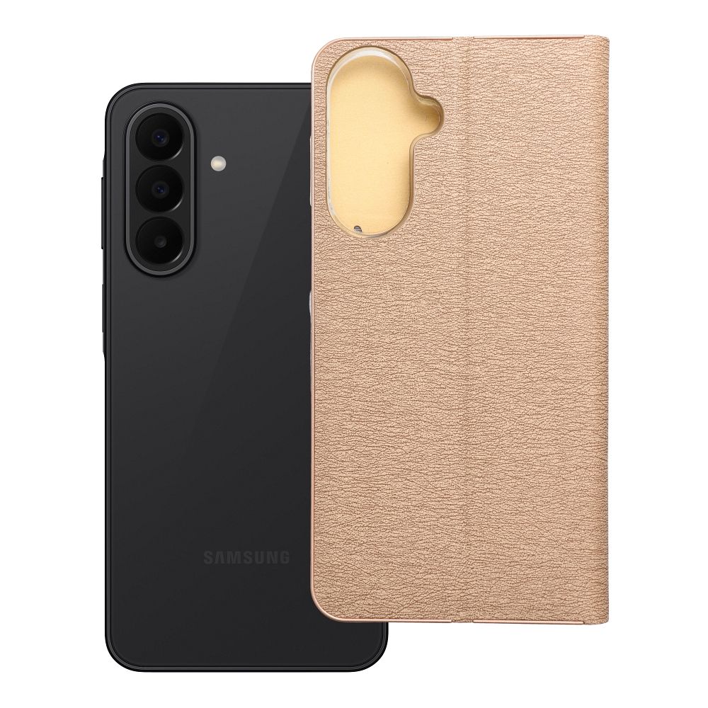 Flip case for Samsung A27 Luna Book Gold gold