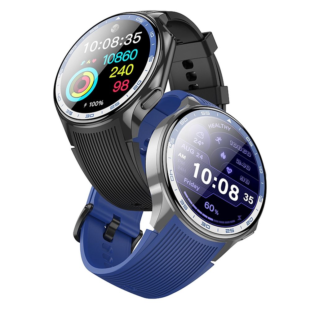 Smartwatch Hoco 1,43" AMOLED IP67 z funkcją rozmowy Y24 srebrny