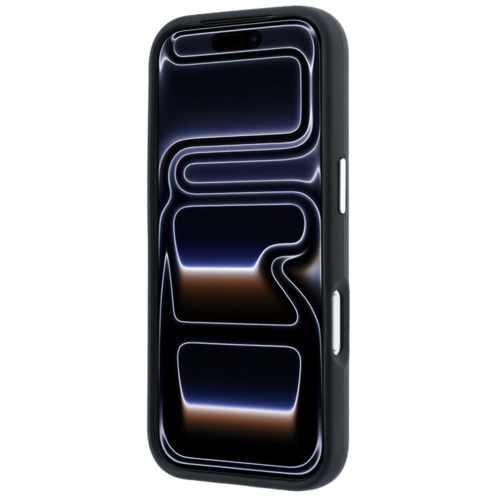KARL LAGERFELD case for IPHONE 18 Pro/ 17 Pro compatible with MagSafe (Smooth Ikonik Sketch) black