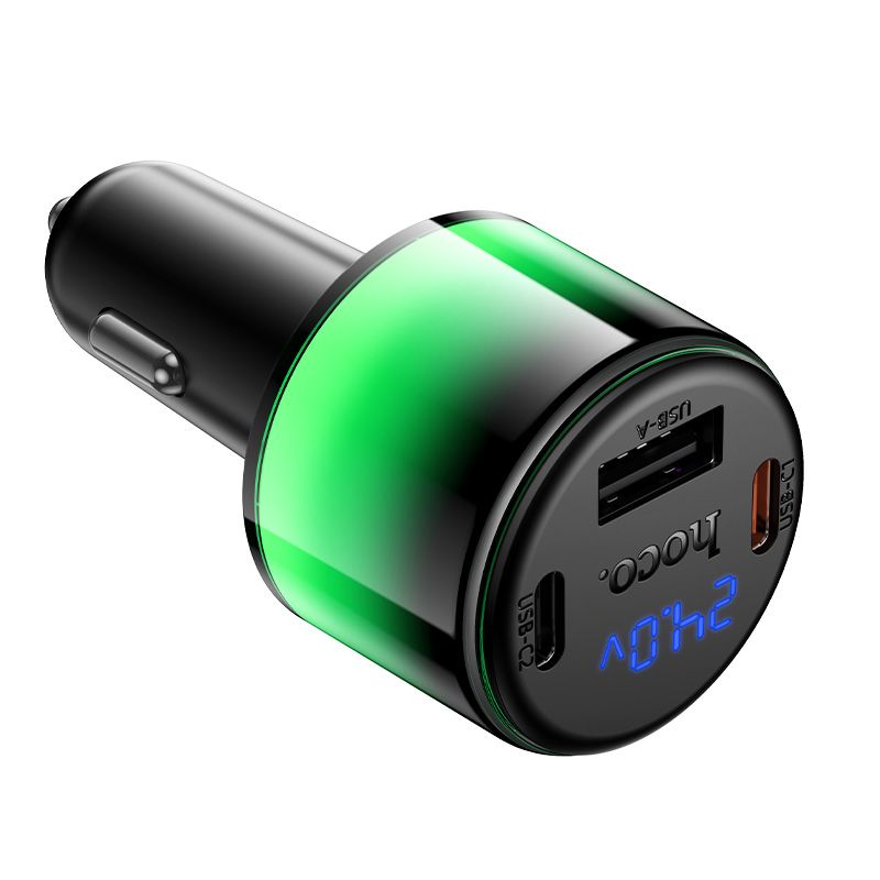 Car charger Hoco USB A + 2xUSB C PD QC3.0 57W Z69B black