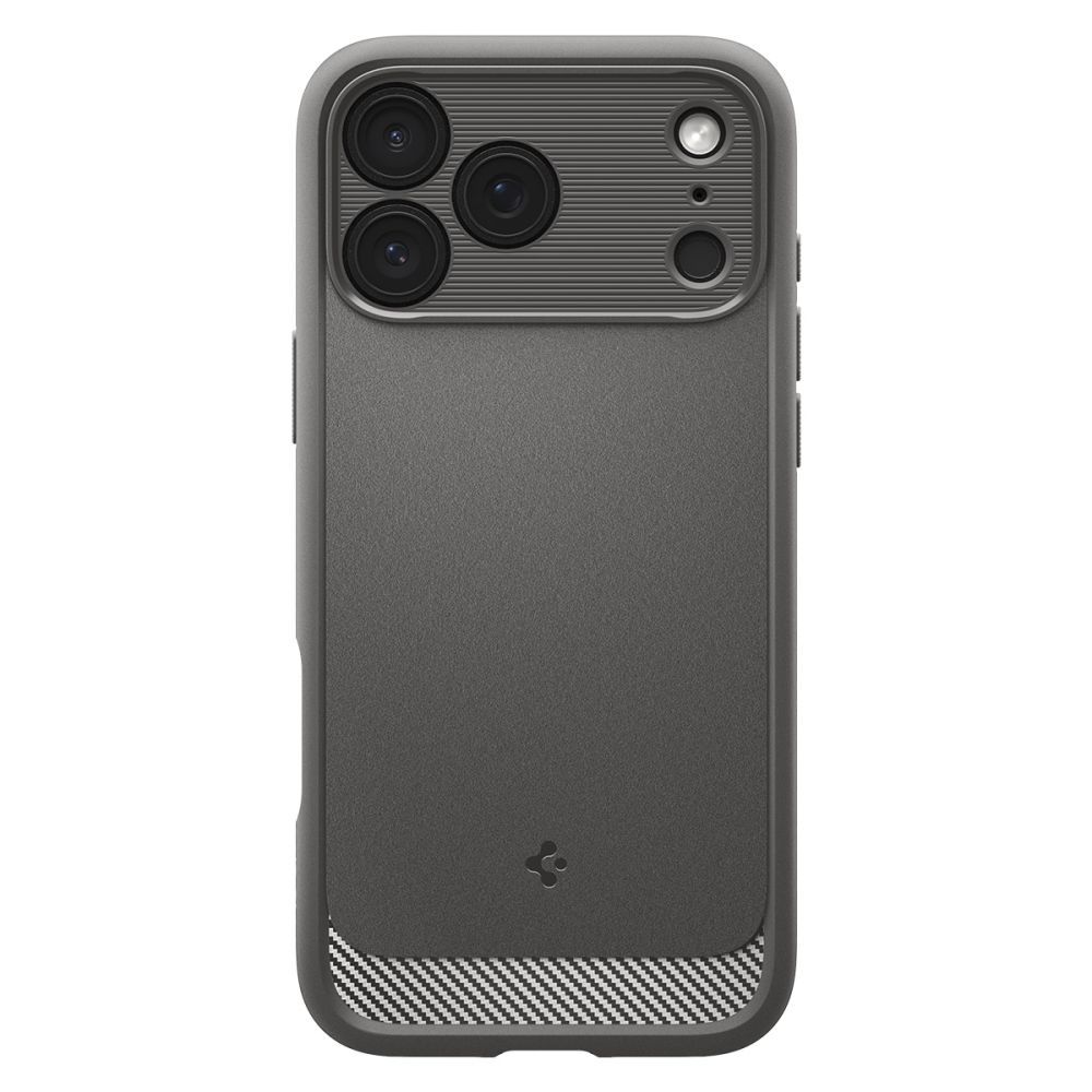 SPIGEN case RUGGED ARMOR compatible with MagSafe for IPHONE 18 Pro / 17 Pro grey