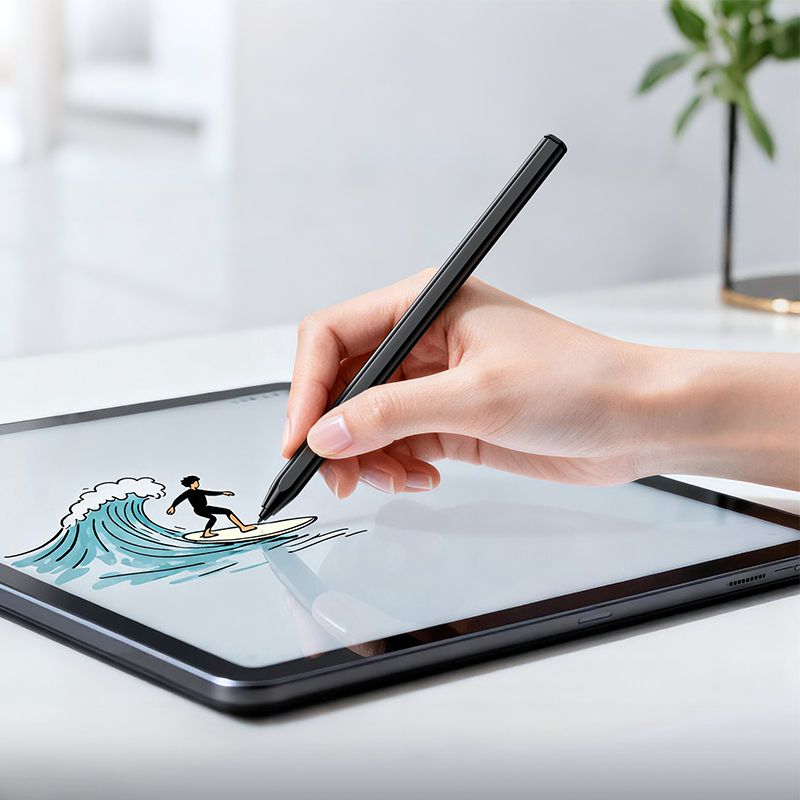 Capacitive pen for tablet active Hoco GM115 black