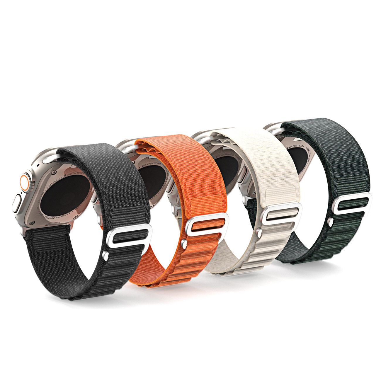 DUX DUCIS pasek GS nylonowy do Apple Watch 38 / 40 / 41 mm platynowy