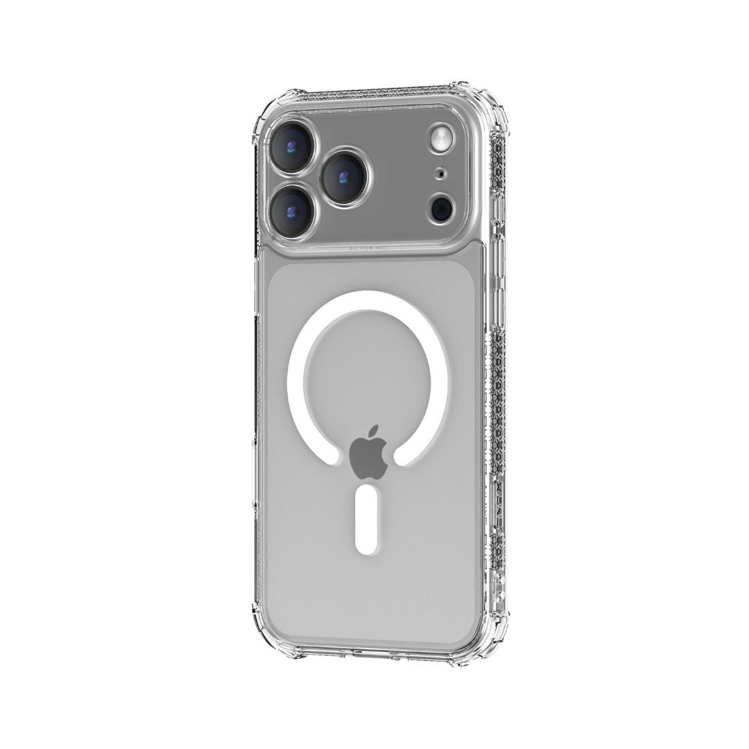 X-ONE Dropguard Pro compatible with MagSafe for iPhone 18 Pro Max / 17 Pro Max glitter white