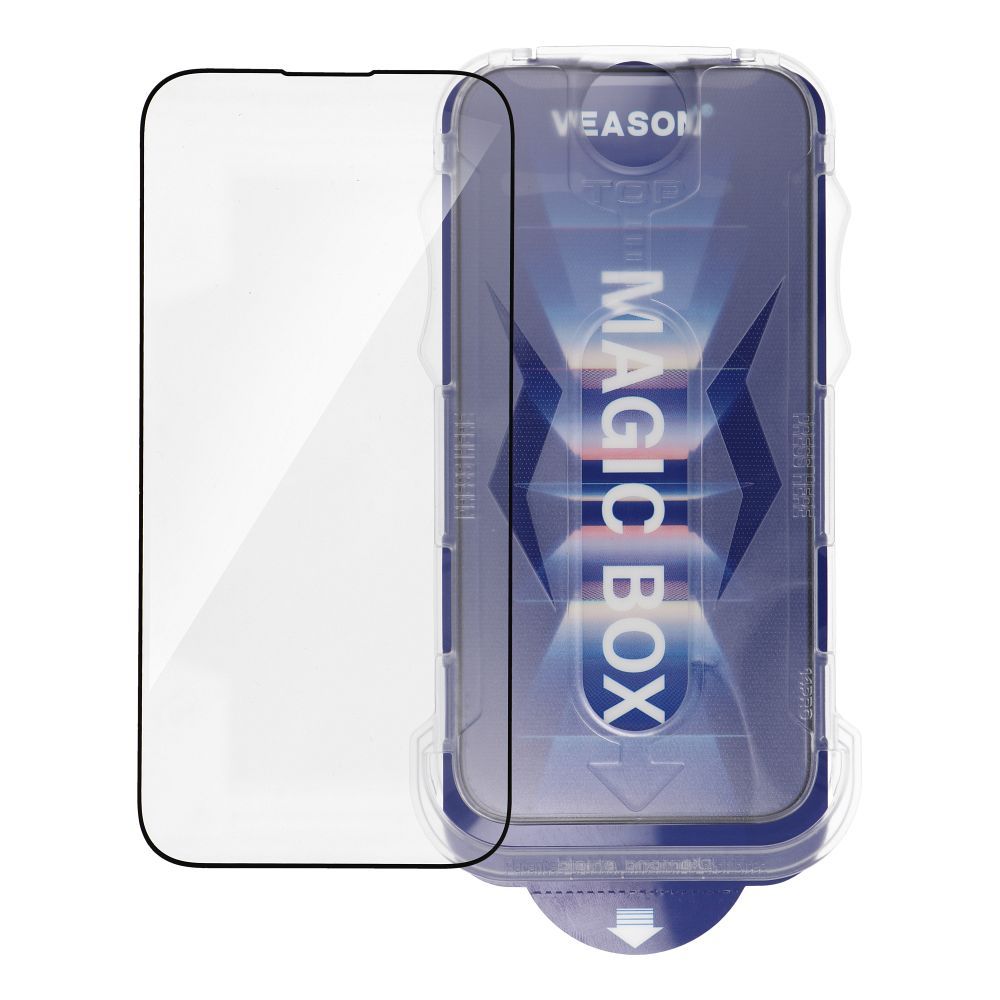 6D Pro Veason Easy-Install Glass  - for Iphone 16 Plus black