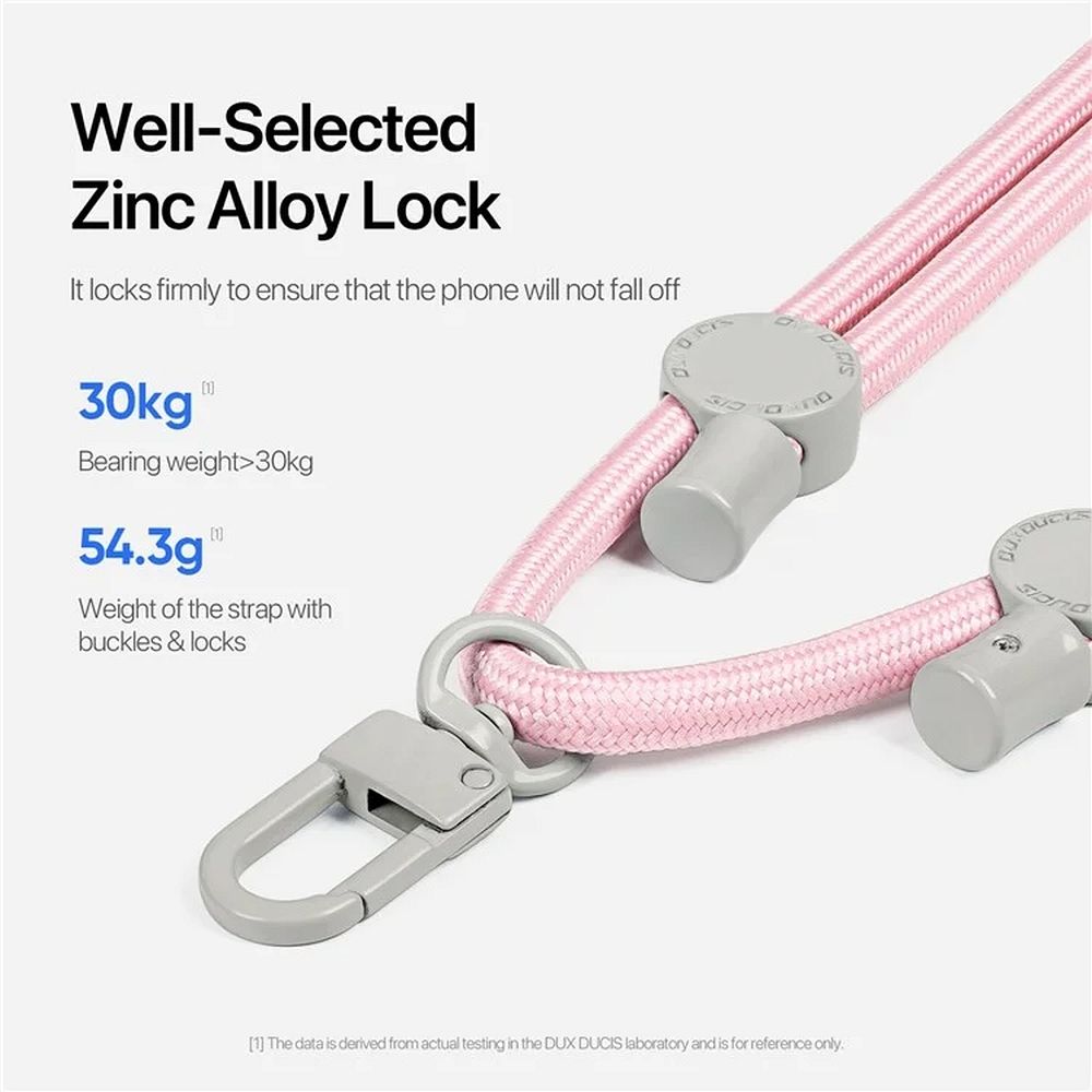 DUX DUCIS Plaz - cross-body phone strap - light pink