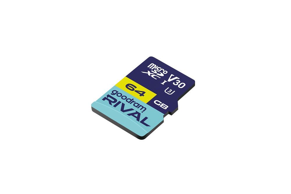 GOODRAM RIVAL Memory card microSD 64GB 100MB/s class 10 UHS-I V30 with adapter SD