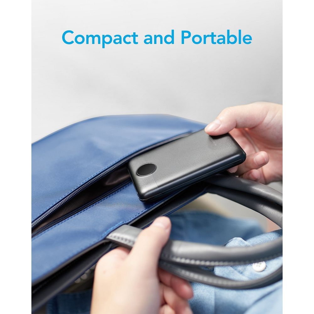 VEGER powerbank 10000 mAh PD QC3.0 2A 22,5W S11 (W1140) czarny