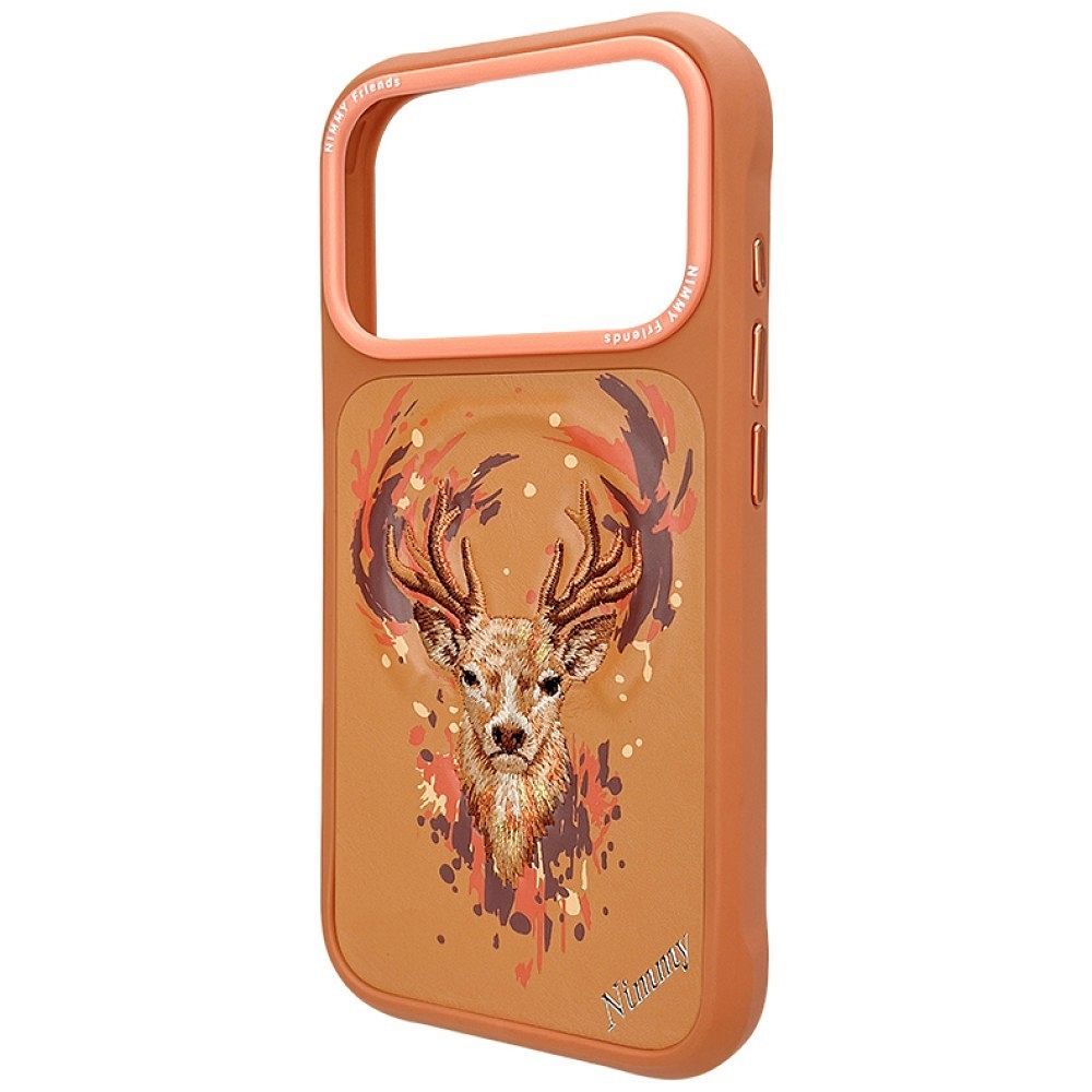 NIMMY case DEER compatible with MagSafe for IPHONE 18 Pro Max/17 Pro Max orange