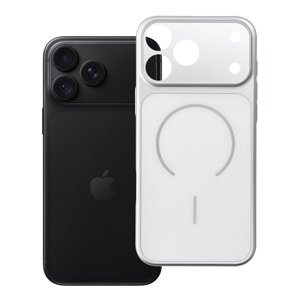 Case for iPhone 18 Pro Max / 17 Pro Max Make 18 compatible with MagSafe silver