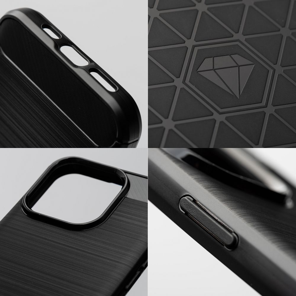 iPhone 18 Pro Max / 17 Pro Max Carbon 2.0 fekete tok