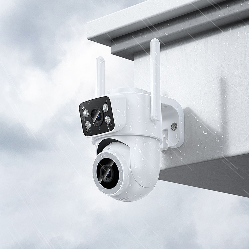 Outdoor camera 2MP Full HD Wi-Fi Hoco D9 white