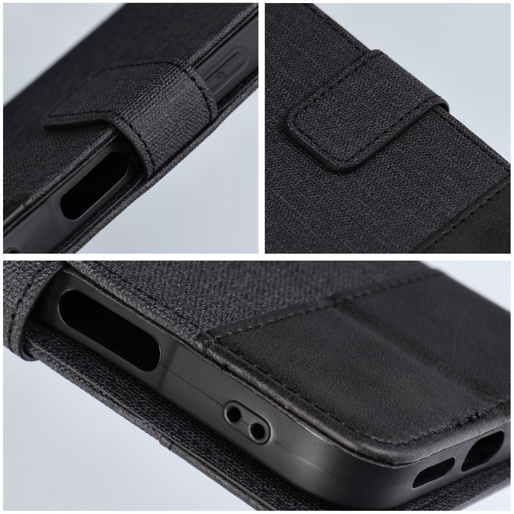 Kabura GOMMA Book do IPHONE 16 Plus czarny
