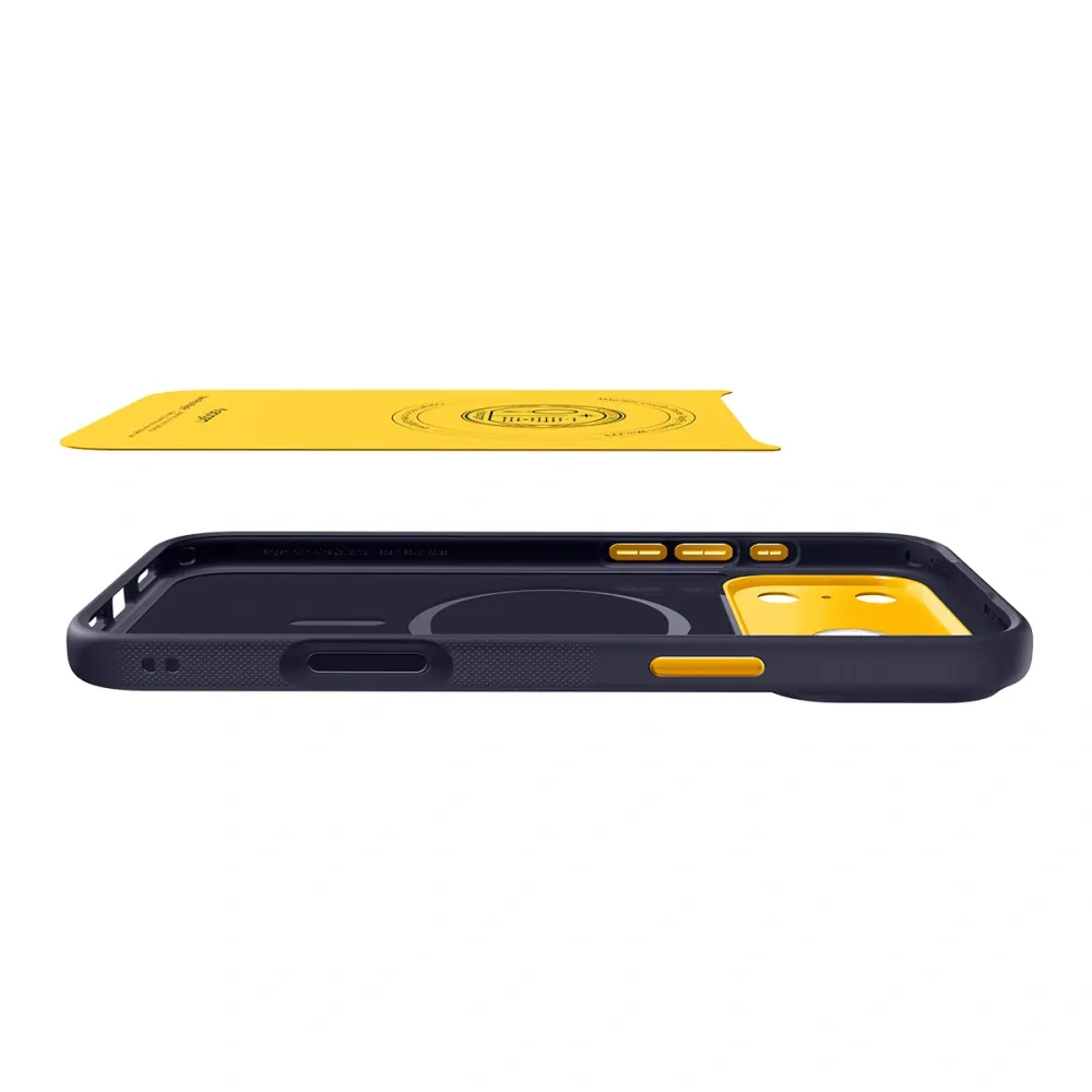 SPIGEN case NANO POP MAG compatible with MagSafe for IPHONE 17 Pro blueberry navy