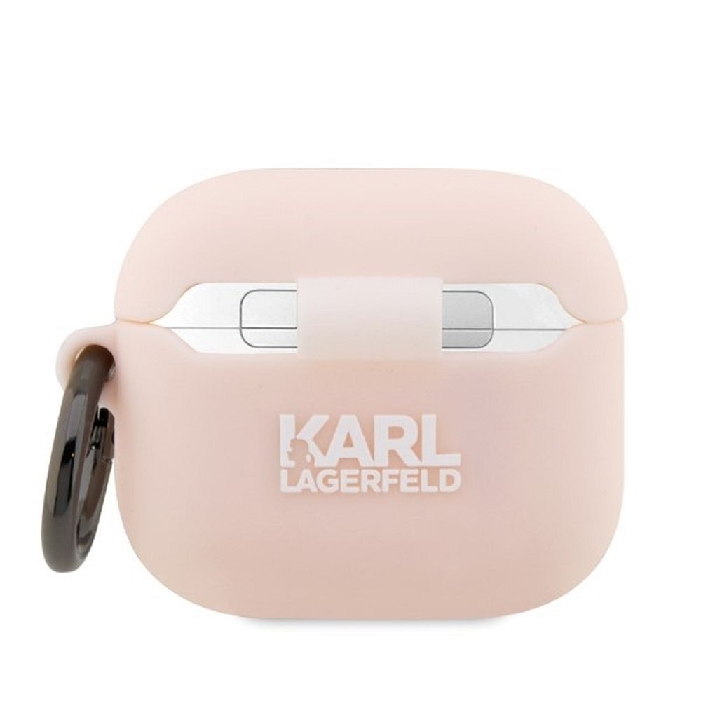 KARL LAGERFELD case for APPLE Airpods Pro KLAPRUNIKP (3D Sil NFT Karl) pink