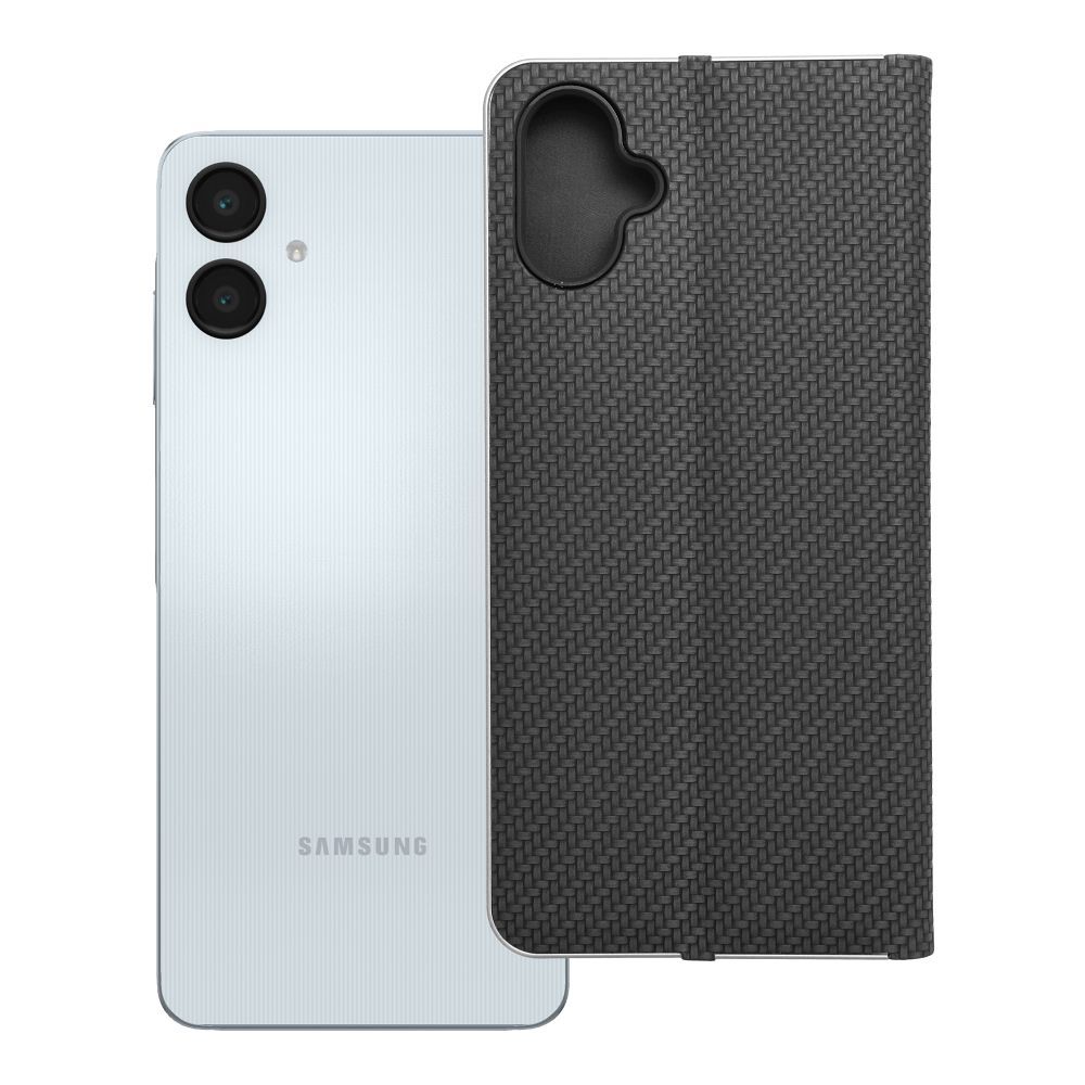 Flip case for Samsung A06 Luna Book Carbon black
