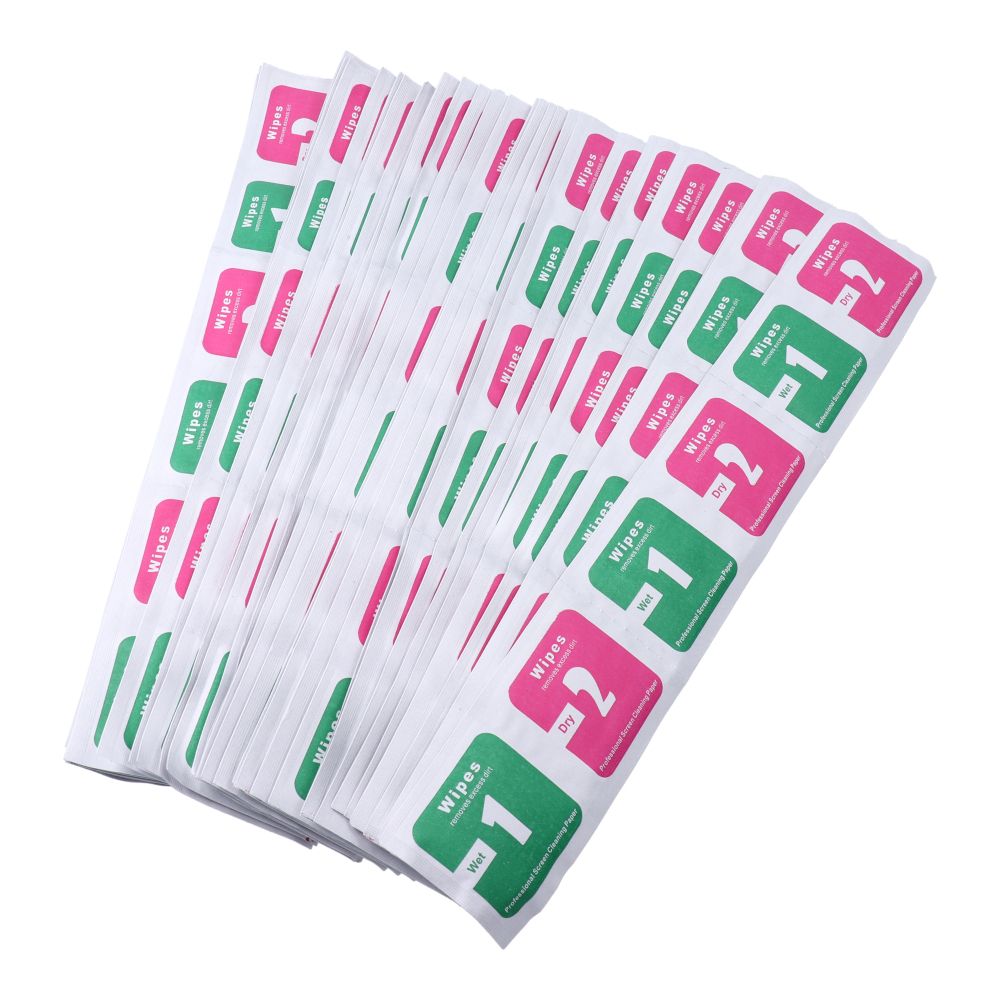 Ściereczki (mokra i sucha) do ekranu - zestaw 100szt