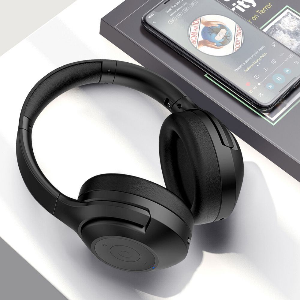 Słuchawki bezprzewodowe nauszne Forcell F-Audio ANC Sonic Aura czarne