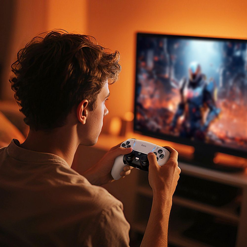 Wireless gamepad for PS5 compatible with PS5/PS4 games Hoco GA32 white