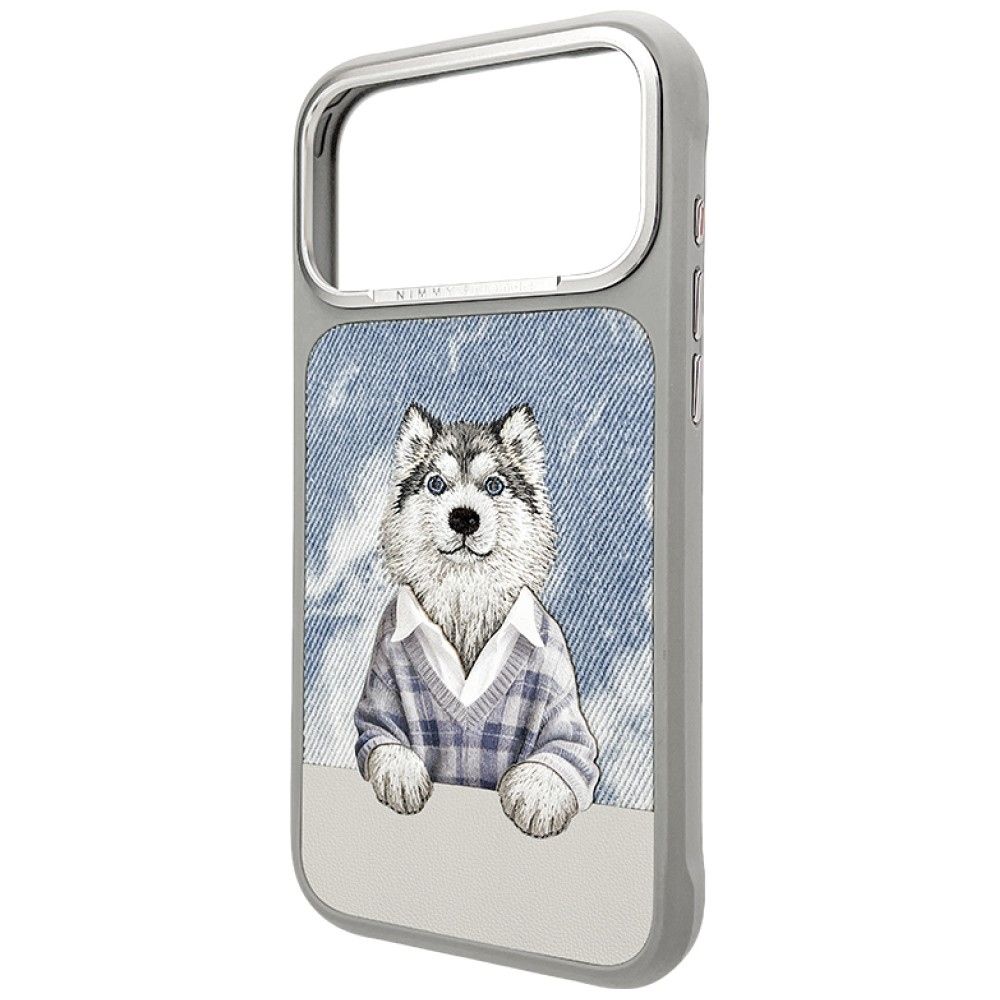 NIMMY case GENTLE PETS SERIES DOG compatible with MagSafe for IPHONE 18 Pro Max/17 Pro Max grey