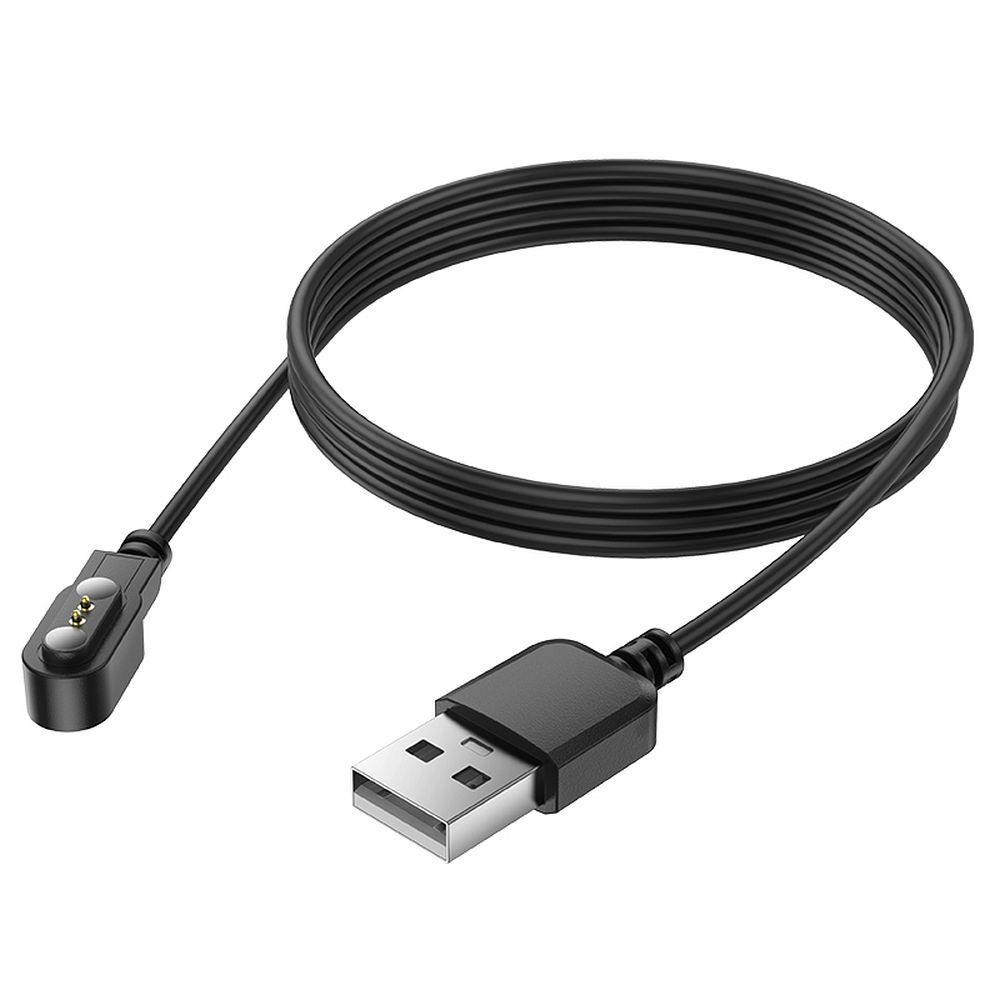 Charging cable for smartwatch Hoco 0,6 m Y26 / Y27 black